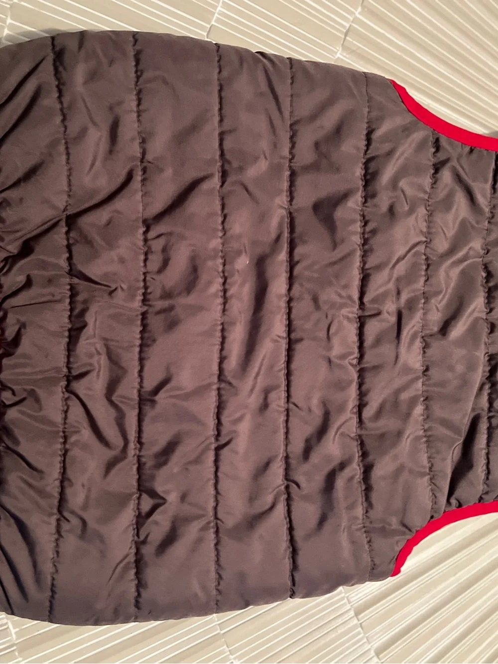 Gymboree Gray Vest with Orange Logo Detail